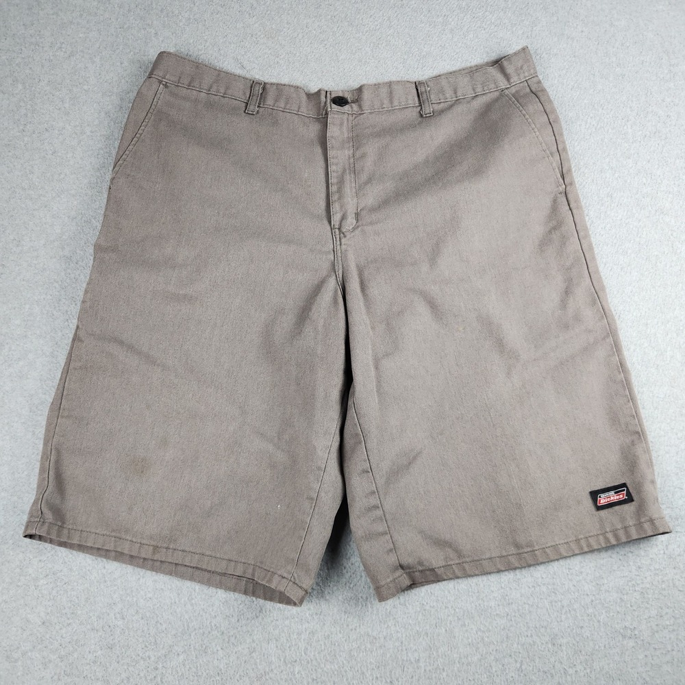Genuine Dickies Work Shorts Mens W40 Brown Relaxed Fit Utility Rugged Outdoors